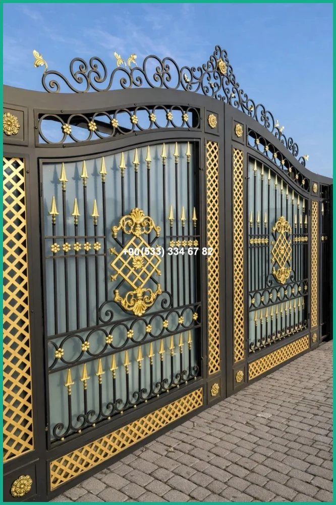 VİLLA KAPILARI-FERFORJE VİLLA KAPILAR-VİLLA GİRİŞ KAPILAR tas21572