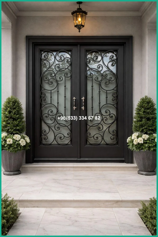 VİLLA KAPILARI-FERFORJE VİLLA KAPILAR-VİLLA GİRİŞ KAPILAR tas21576