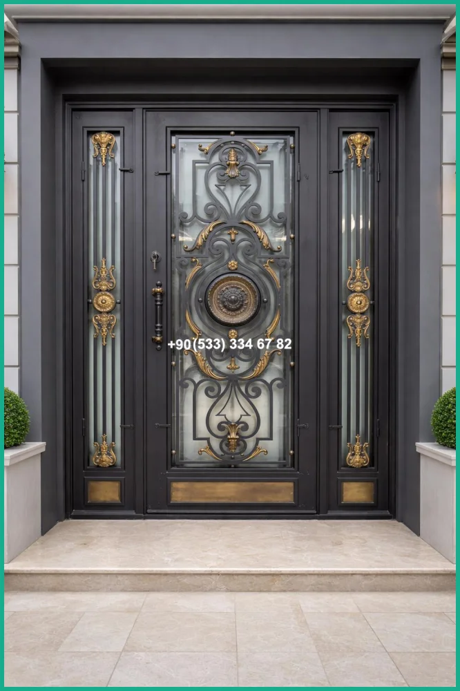 VİLLA KAPILARI-FERFORJE VİLLA KAPILAR-VİLLA GİRİŞ KAPILAR tas21578