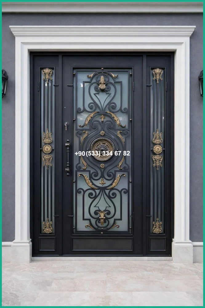 VİLLA KAPILARI-FERFORJE VİLLA KAPILAR-VİLLA GİRİŞ KAPILAR tas21579