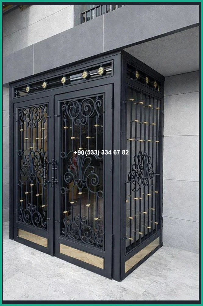 VİLLA KAPILARI-FERFORJE VİLLA KAPILAR-VİLLA GİRİŞ KAPILAR tas21583