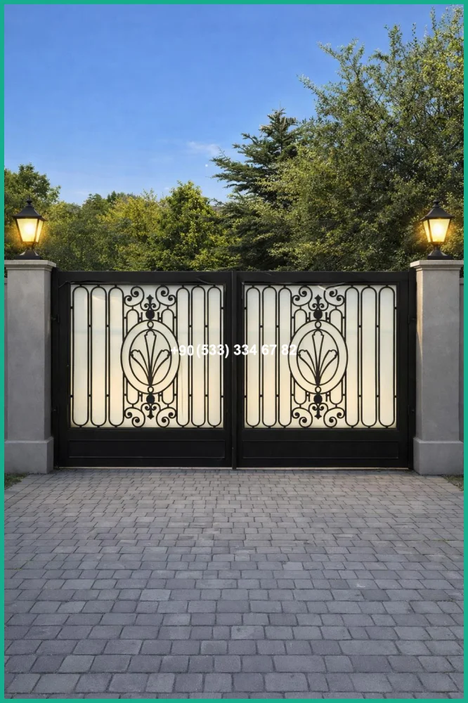 VİLLA KAPILARI-FERFORJE VİLLA KAPILAR-VİLLA GİRİŞ KAPILAR tas21821