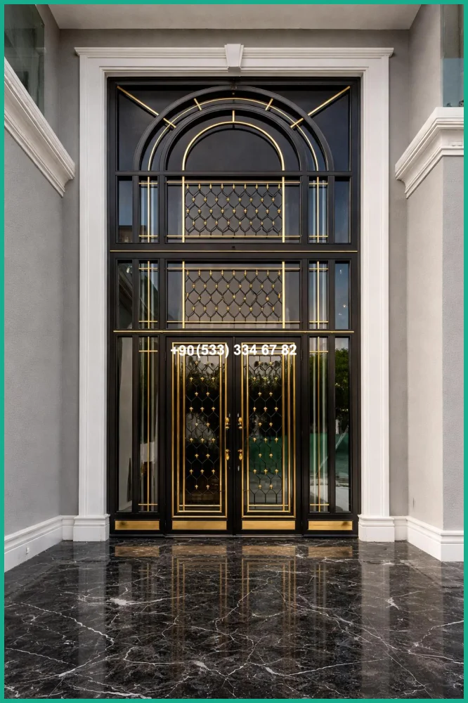 VİLLA KAPILARI-FERFORJE VİLLA KAPILAR-VİLLA GİRİŞ KAPILAR tas21823