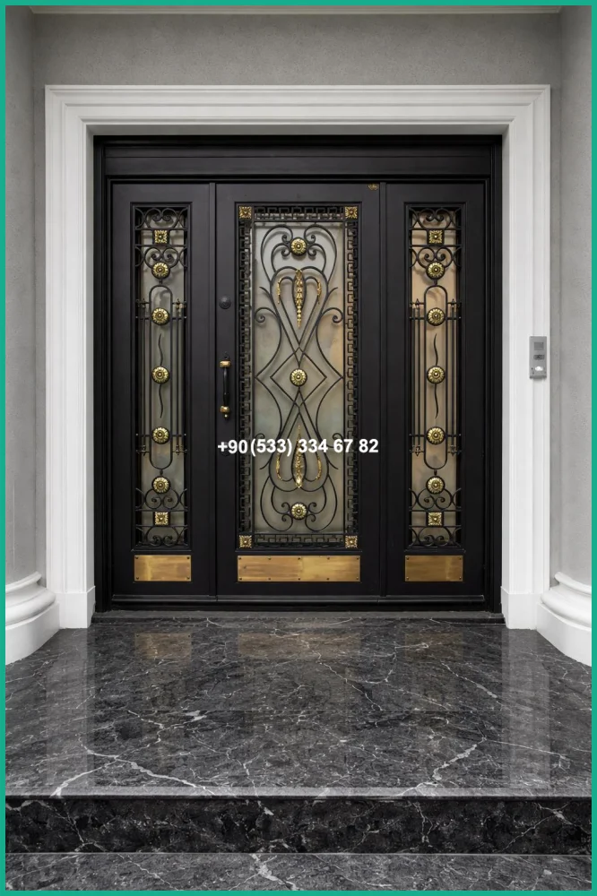 VİLLA KAPILARI-FERFORJE VİLLA KAPILAR-VİLLA GİRİŞ KAPILAR tas21826