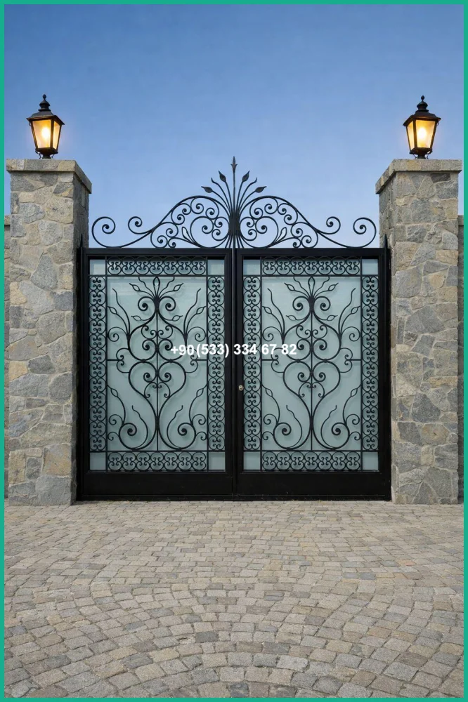 VİLLA KAPILARI-FERFORJE VİLLA KAPILAR-VİLLA GİRİŞ KAPILAR tas21829