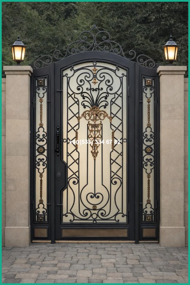 VİLLA KAPILARI-FERFORJE VİLLA KAPILAR-VİLLA GİRİŞ KAPILAR tas21830