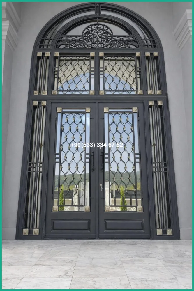 VİLLA KAPILARI-FERFORJE VİLLA KAPILAR-VİLLA GİRİŞ KAPILAR tas21832